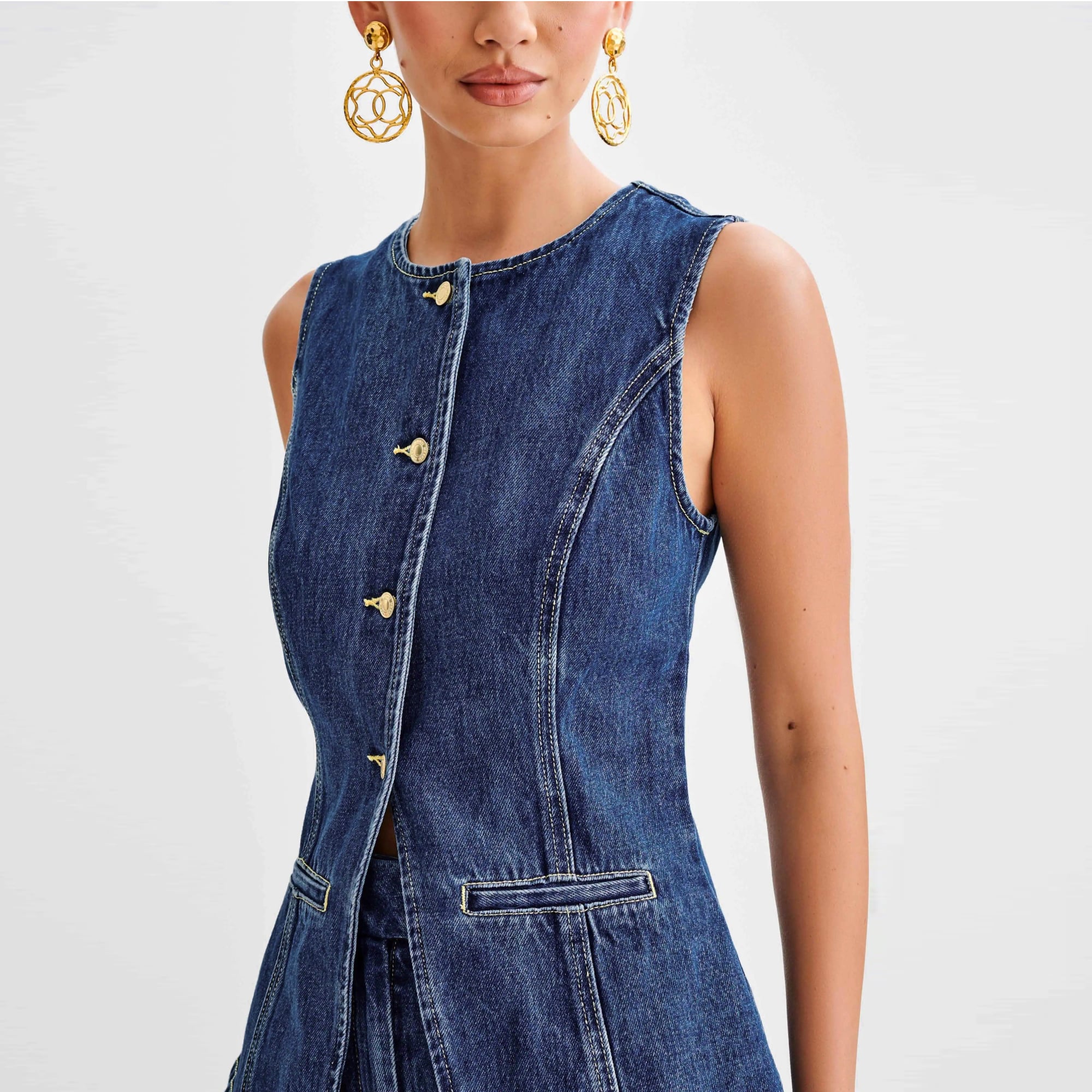 Shevella™ Viral Denim Top